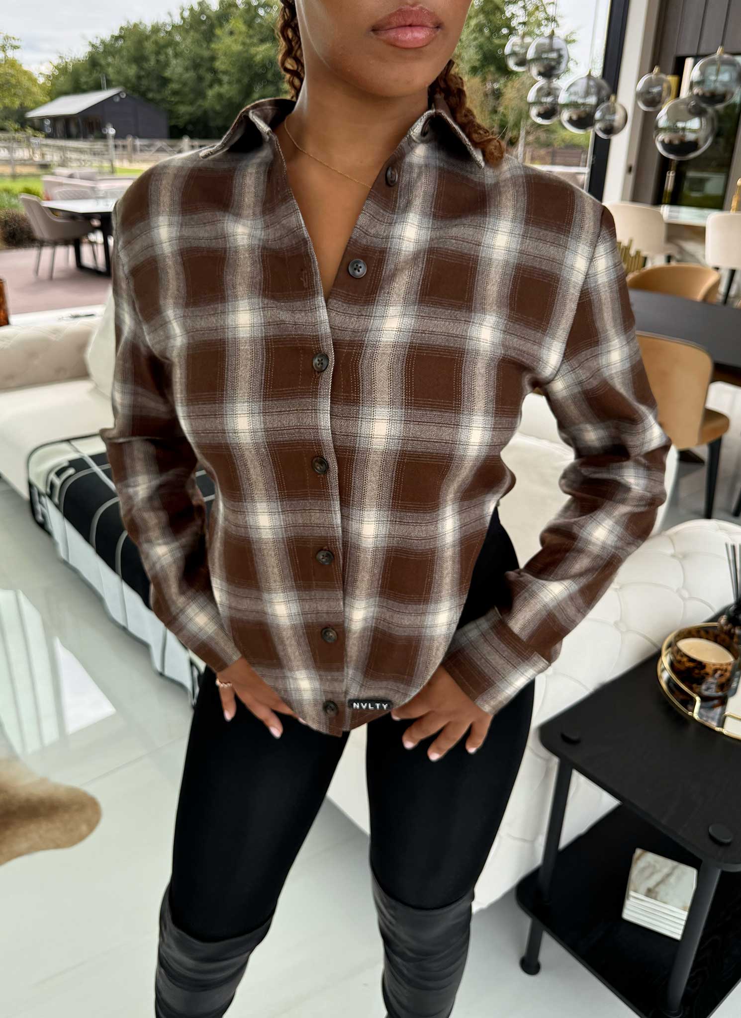 Corset Flannel - Brown - Image 9