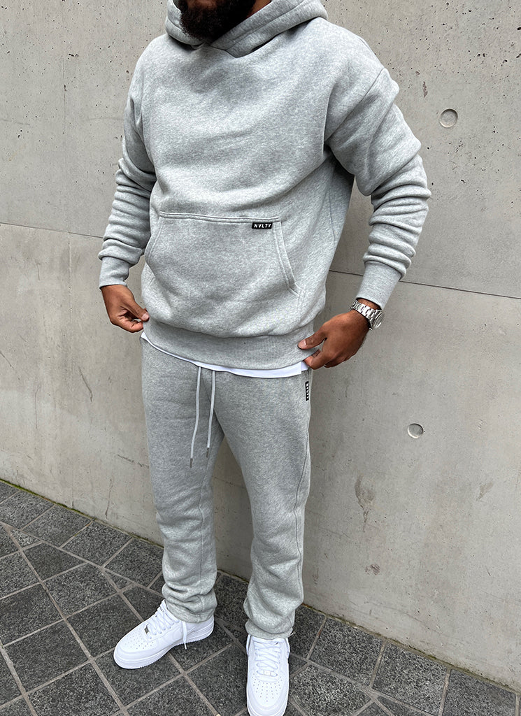 Heavyweight Essential Hoodie - Grey - Image 4