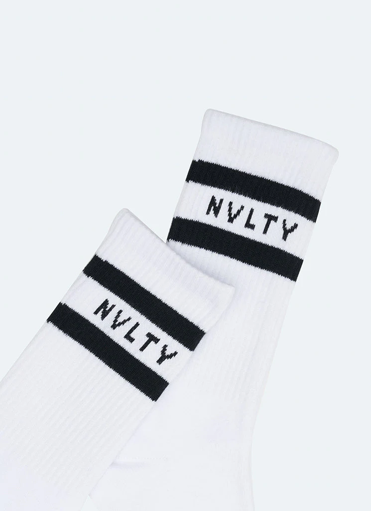 Logo Socks - White - Image 3