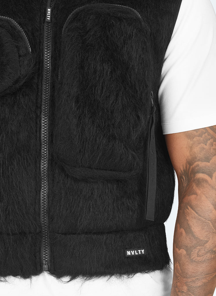 Mohair Multi Pocket Harness - Black - Image 4