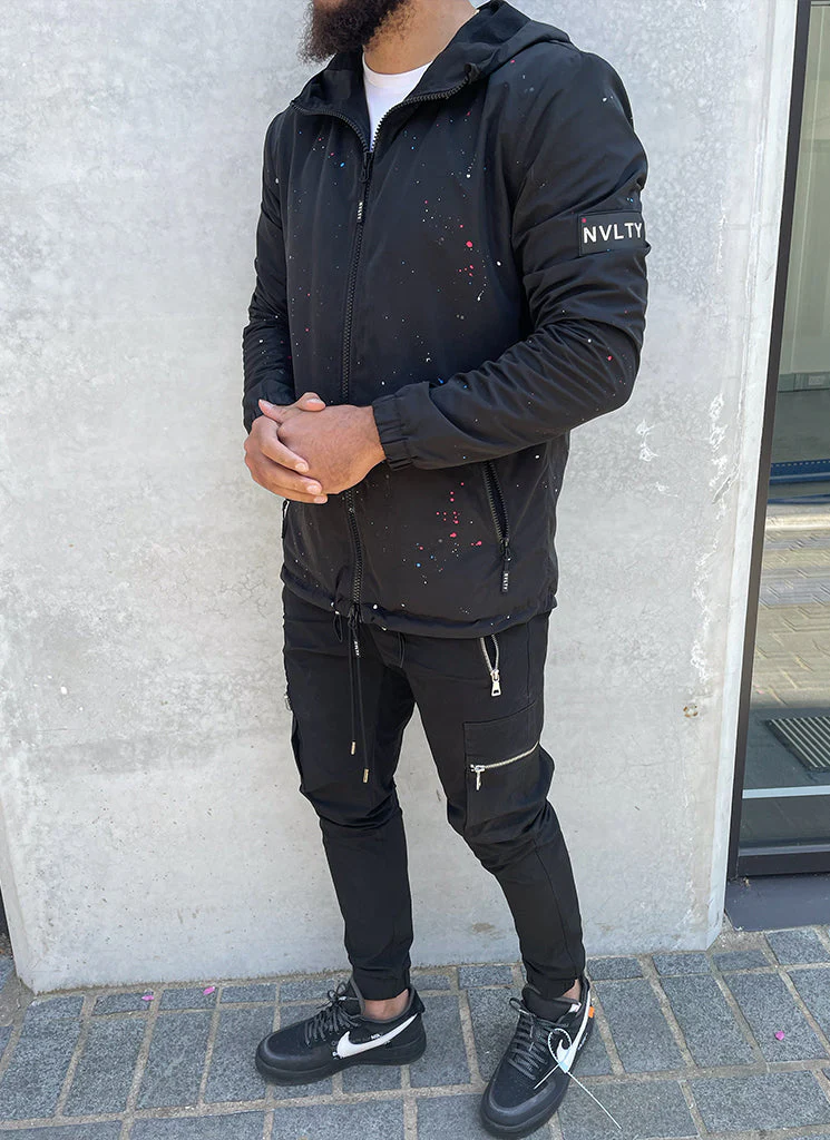 Paint Windbreaker - Black - Image 10