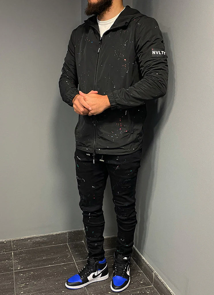 Paint Windbreaker - Black - Image 13