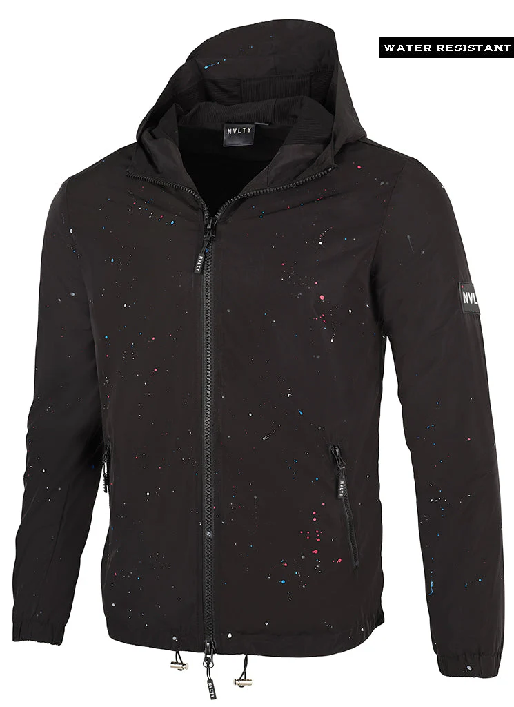 Paint Windbreaker - Black - Image 7