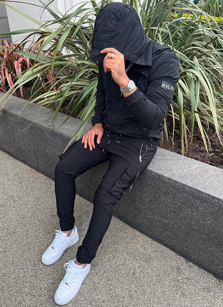 Paint Windbreaker - Black - Image 8