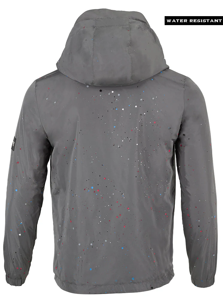Paint Windbreaker - Charcoal Grey - Image 10