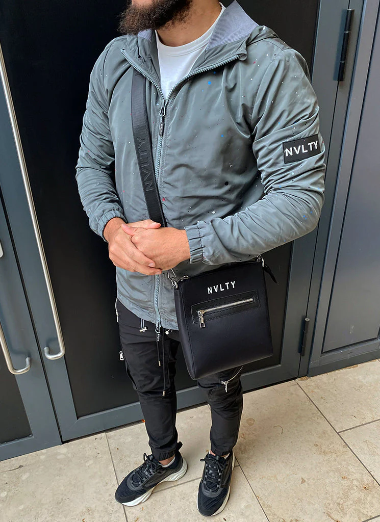 Paint Windbreaker - Charcoal Grey - Image 6