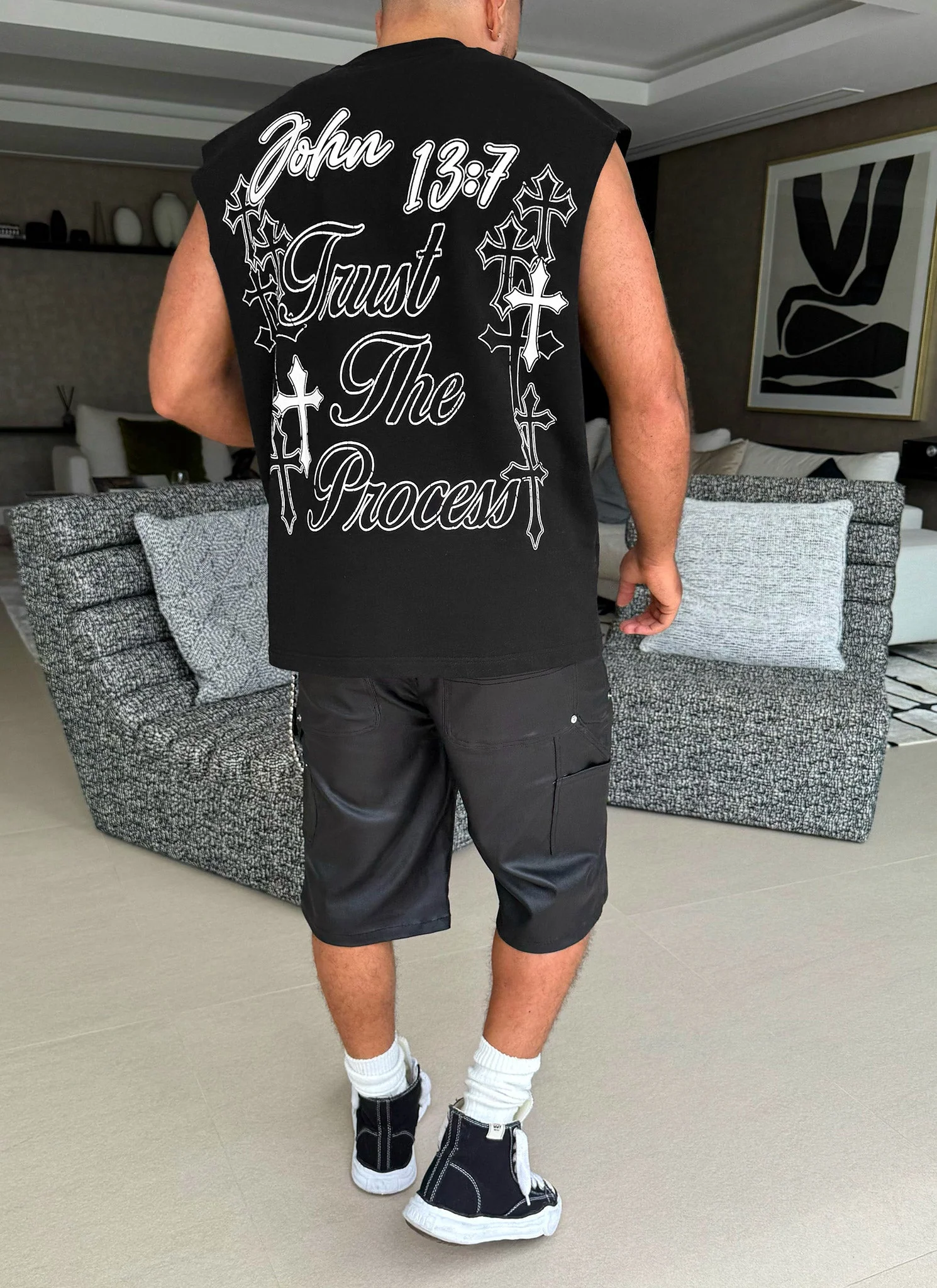 Road To Glory Sleeveless T-Shirt - Black - Image 11