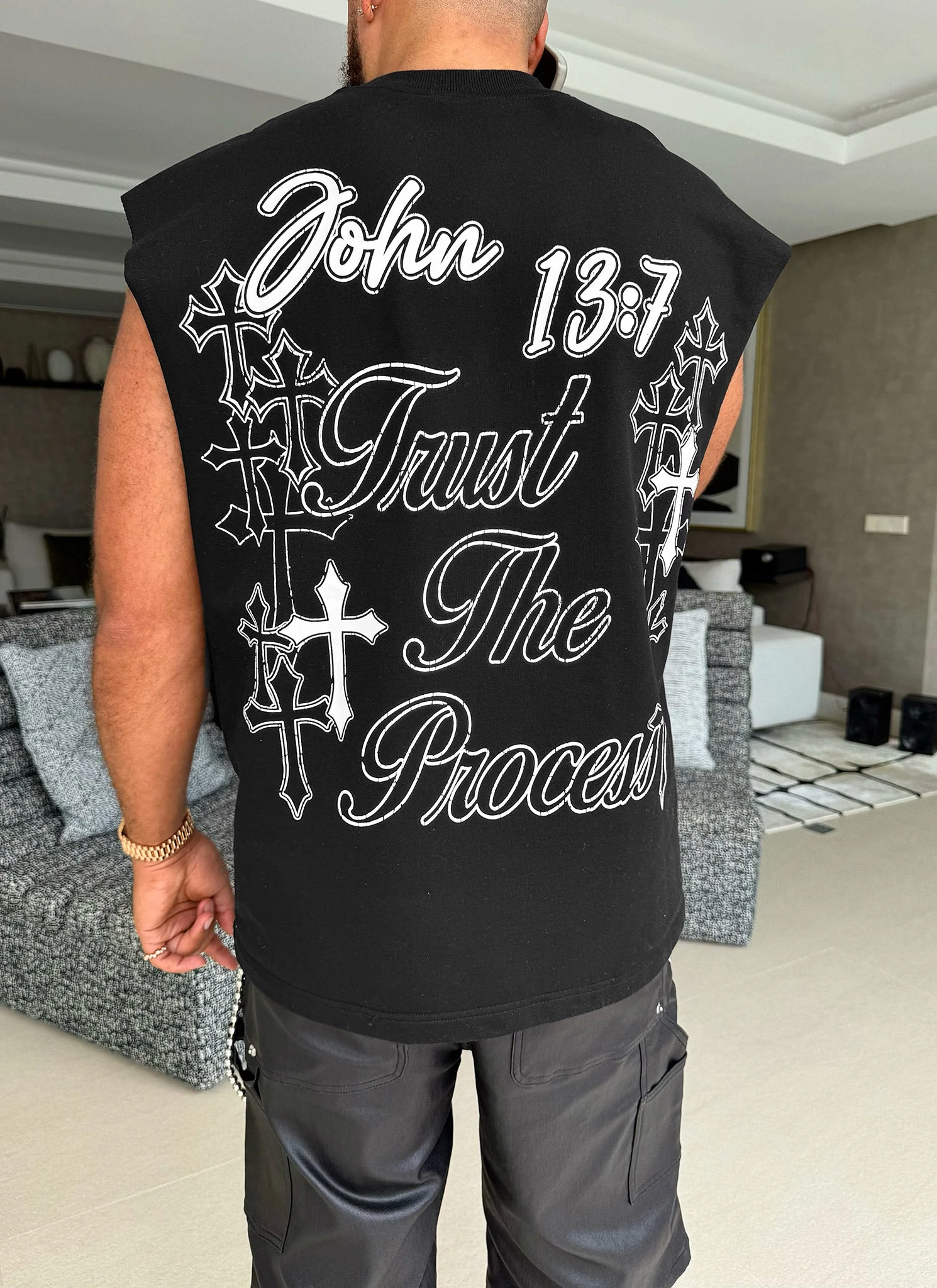 Road To Glory Sleeveless T-Shirt - Black - Image 5