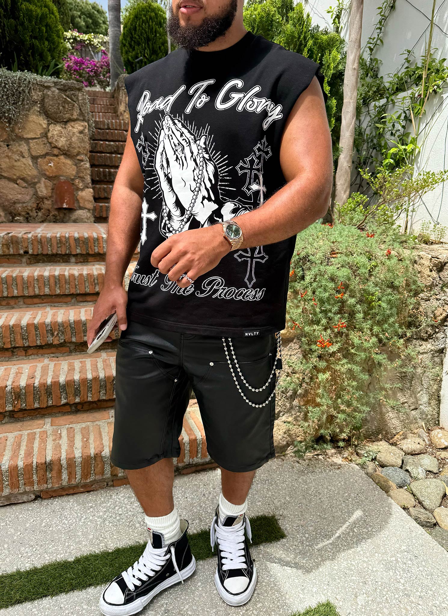 Road To Glory Sleeveless T-Shirt - Black - Image 7