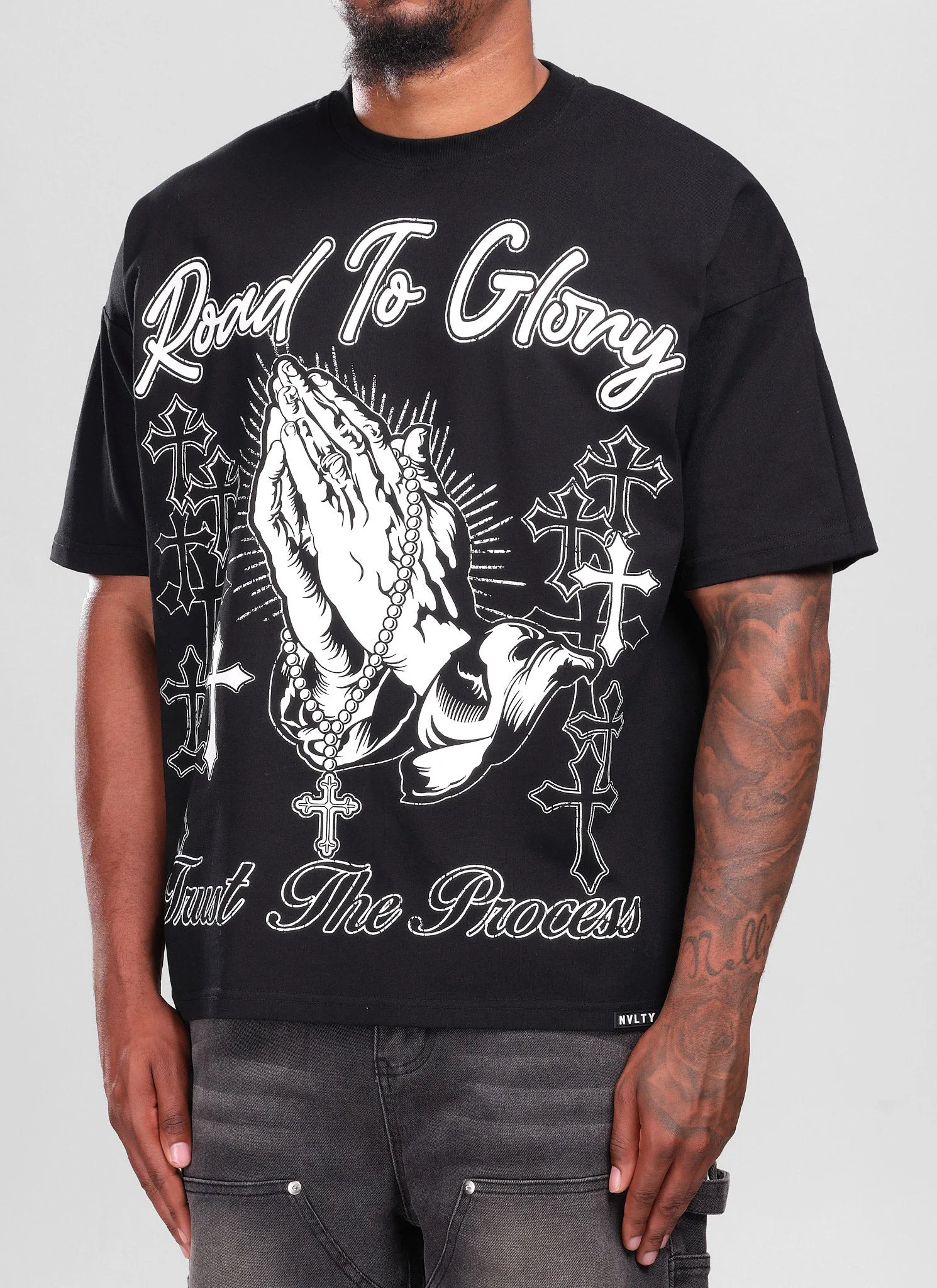 Road To Glory T-Shirt - Black - Image 4