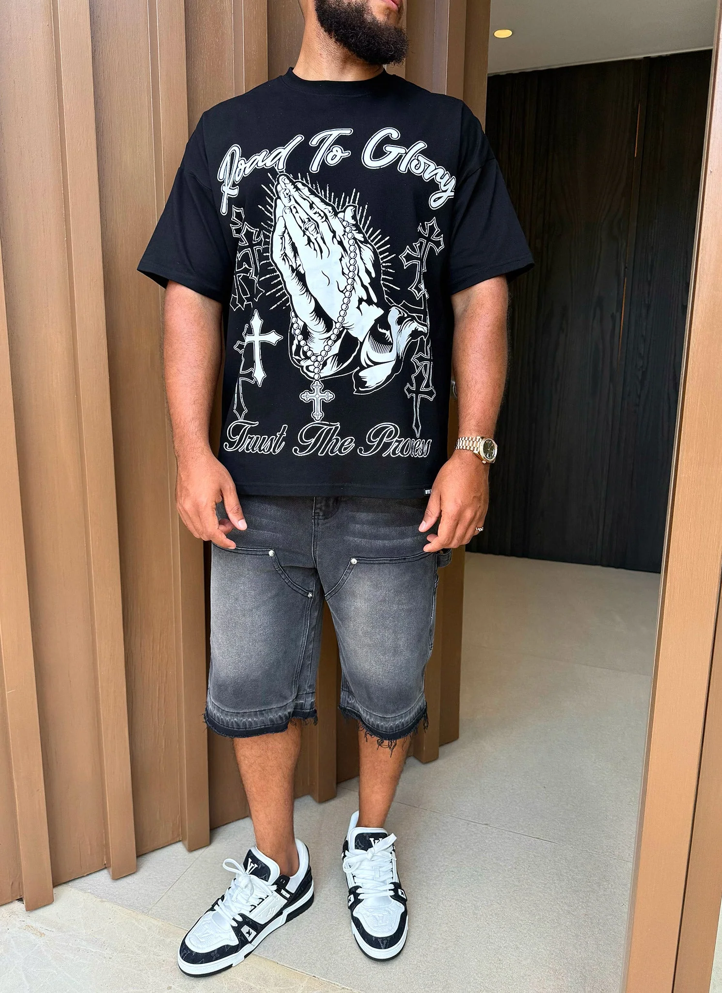 Road To Glory T-Shirt - Black - Image 6