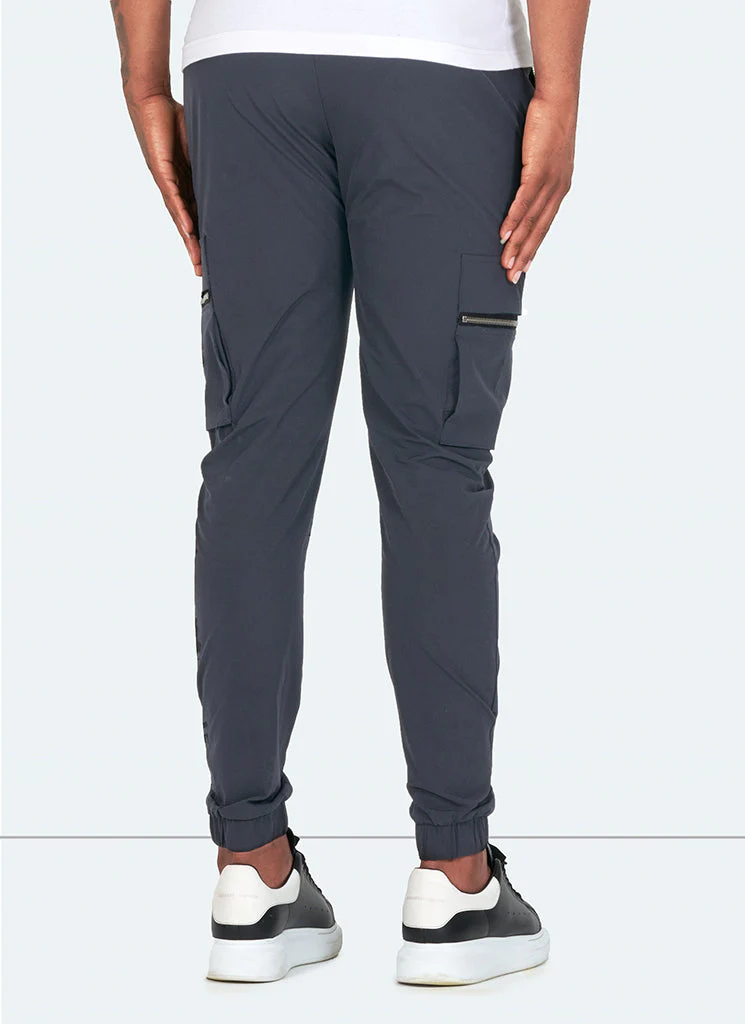 Tactical Track Pants - Charcoal Grey - Image 4