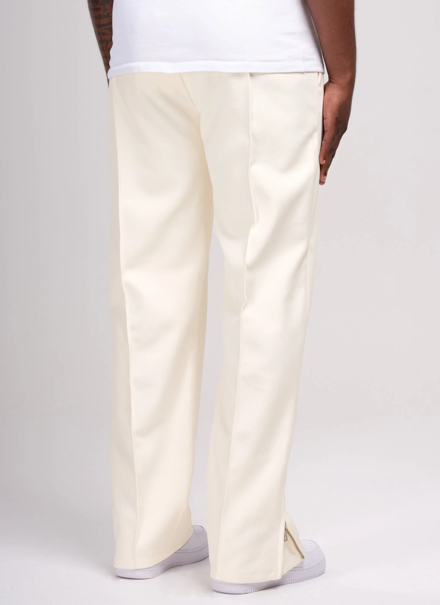 Twill Pleat Pants - Ivory - Image 6