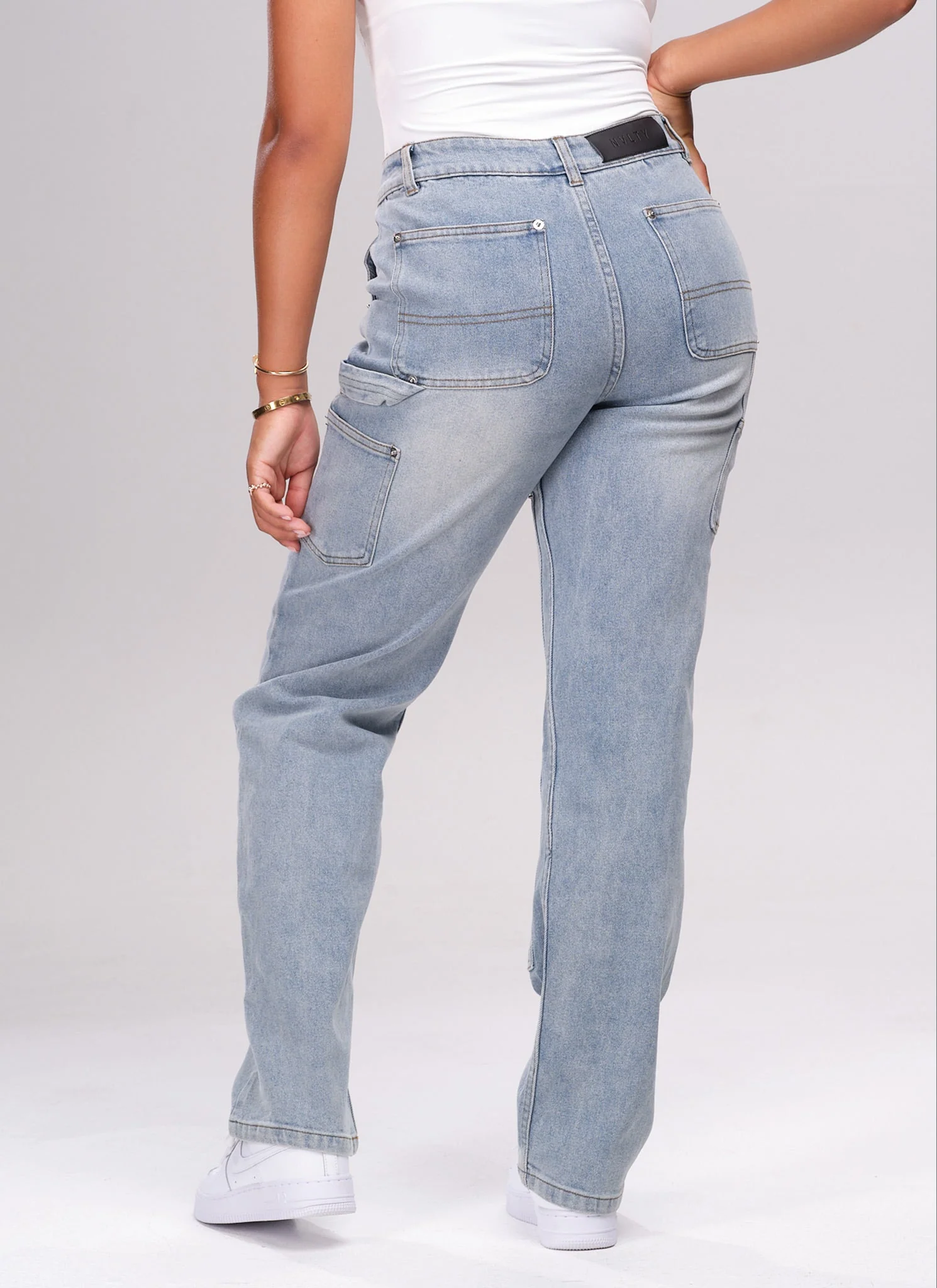 Vintage Carpenter Jeans - Blue - Image 3