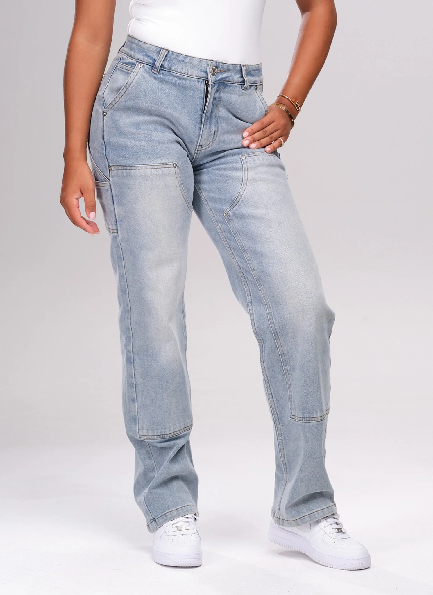 Vintage Carpenter Jeans - Blue - Image 5