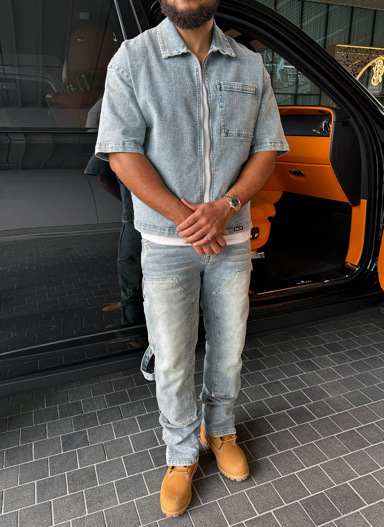 Vintage Carpenter Rivet Jeans - Blue - Image 16