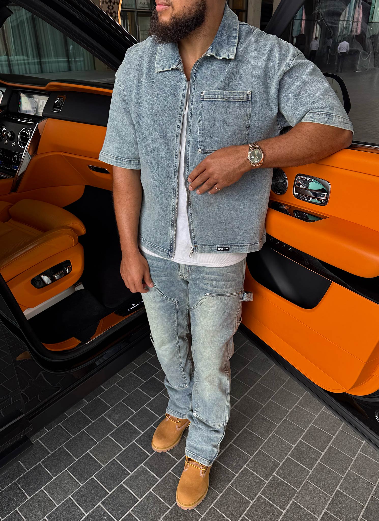 Vintage Carpenter Rivet Jeans - Blue - Image 18