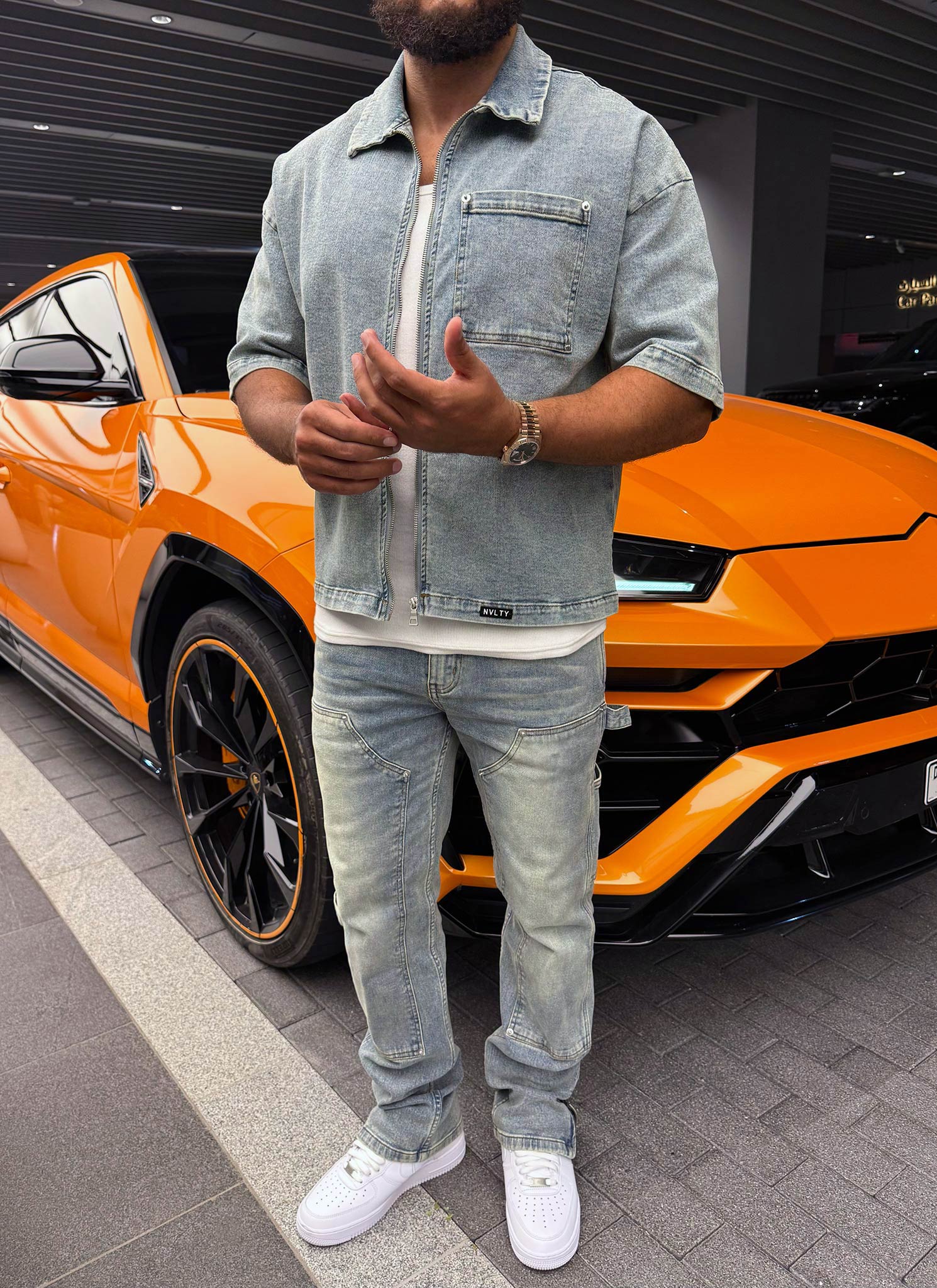 Vintage Carpenter Rivet Jeans - Blue - Image 7