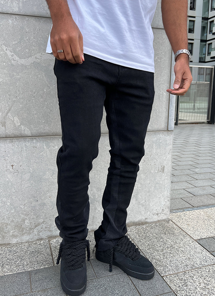 Vintage Flare Jeans - Black - Image 11