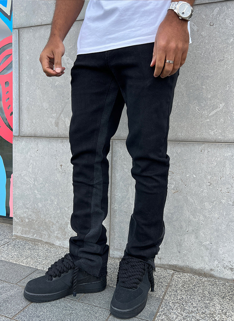 Vintage Flare Jeans - Black - Image 3