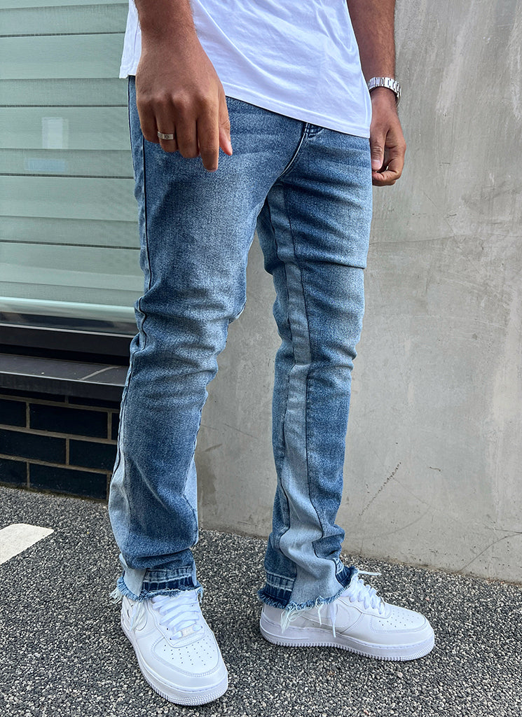 Vintage Flare Jeans - Blue - Image 13