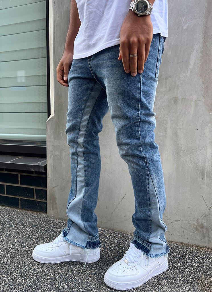 Vintage Flare Jeans - Blue - Image 15