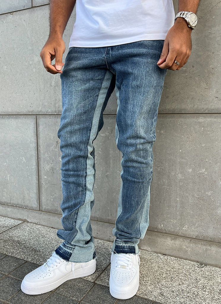 Vintage Flare Jeans - Blue - Image 16