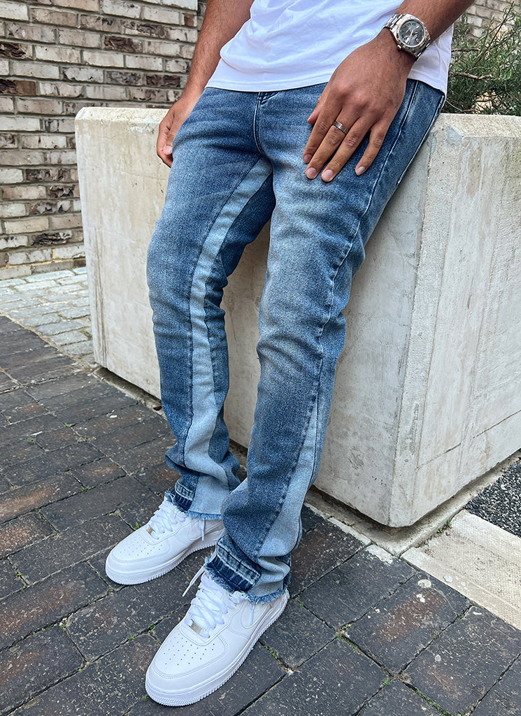 Vintage Flare Jeans - Blue - Image 5