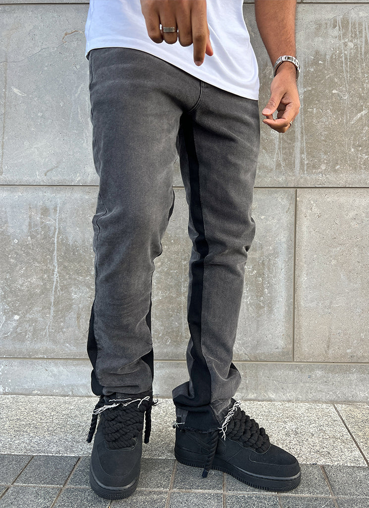 Vintage Flare Jeans - Grey - Image 6