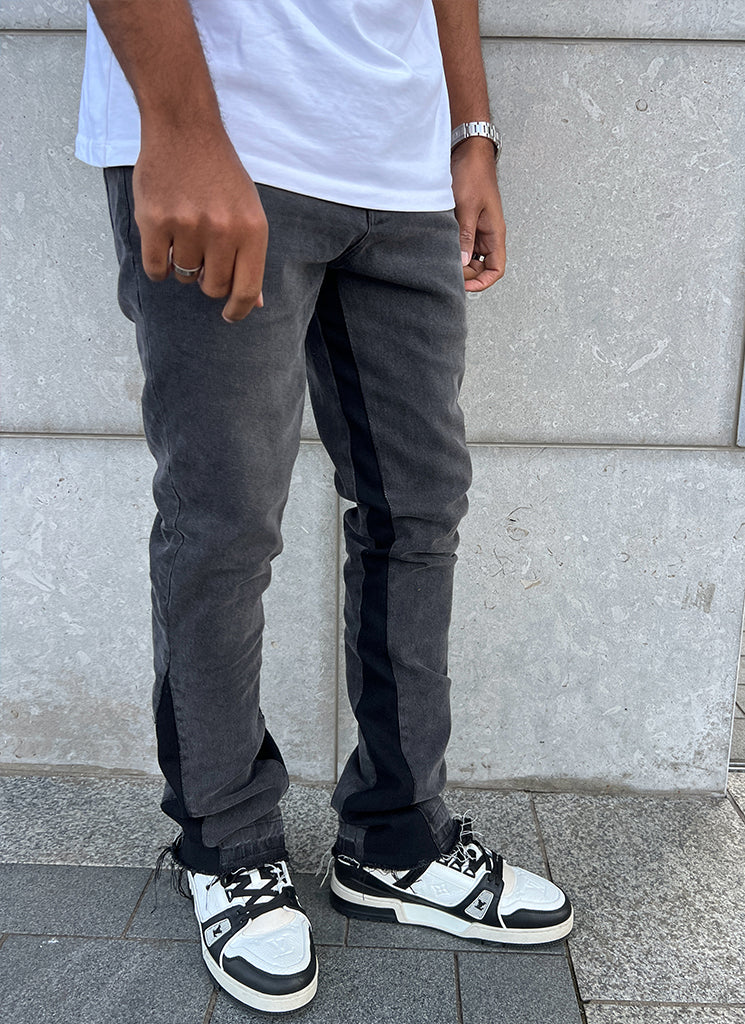 Vintage Flare Jeans - Grey - Image 7