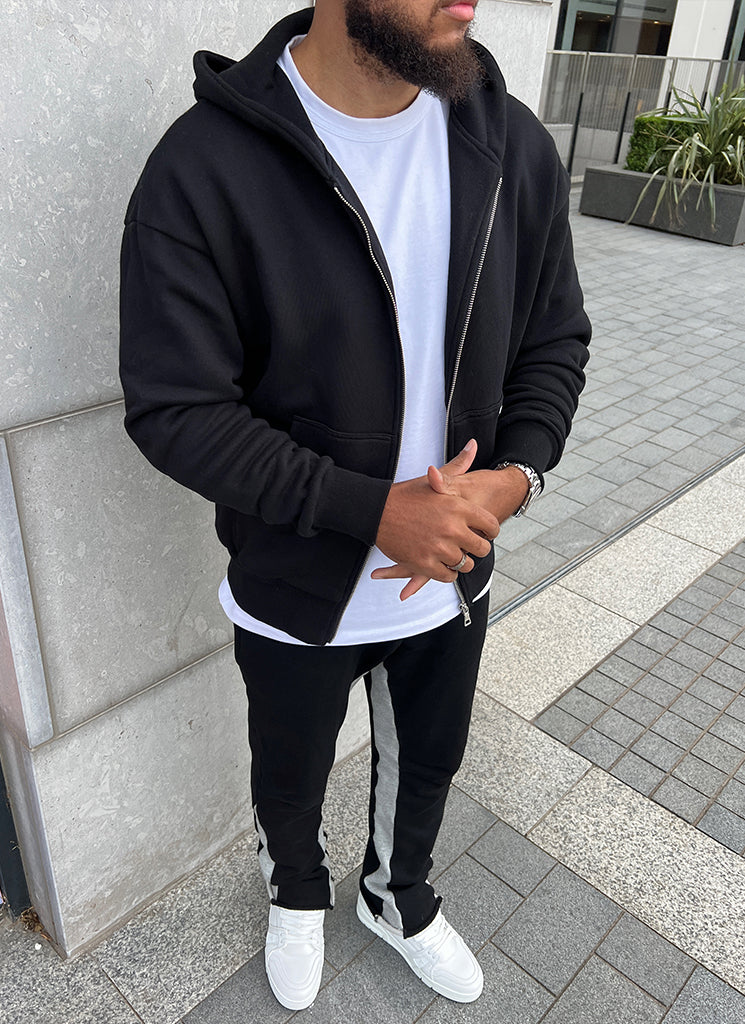 Vintage Flare Joggers - Black - Image 10