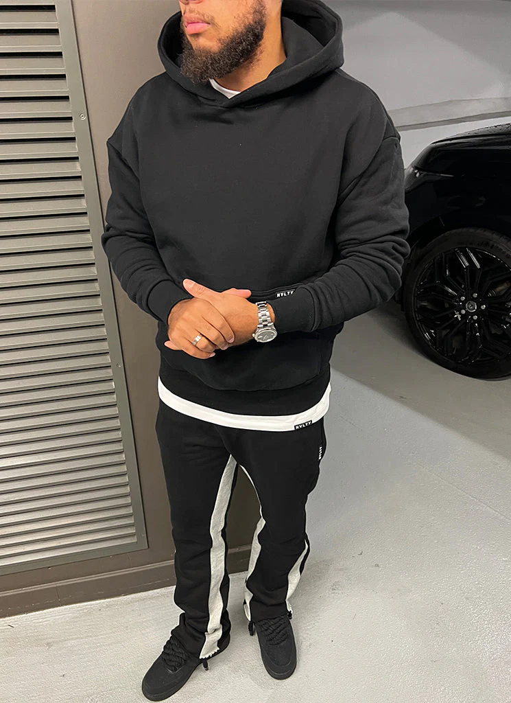 Vintage Flare Joggers - Black - Image 11