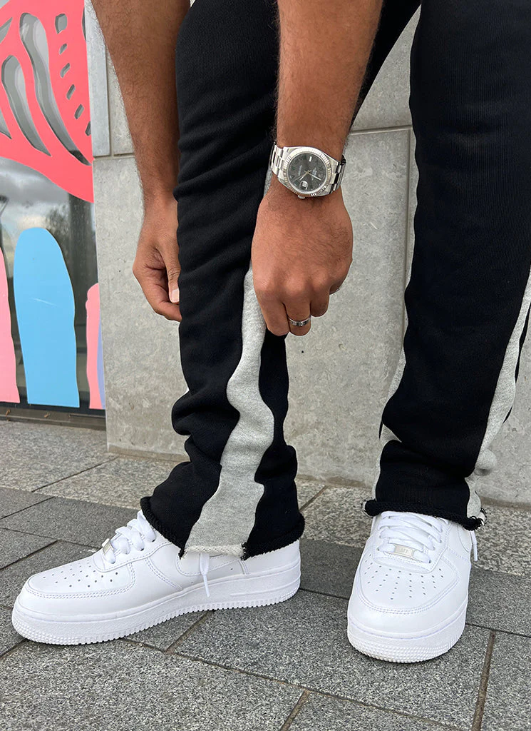 Vintage Flare Joggers - Black - Image 12