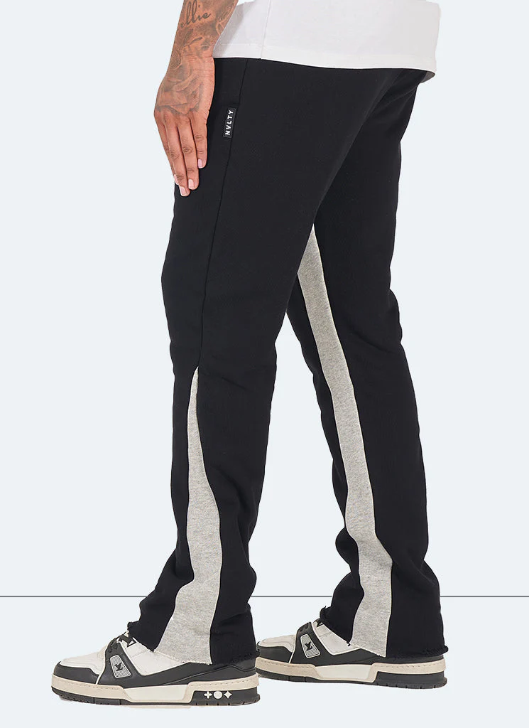 Vintage Flare Joggers - Black - Image 4