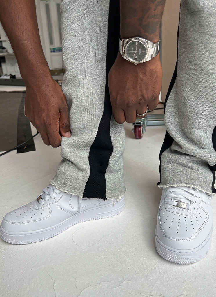 Vintage Flare Joggers - Grey - Image 10