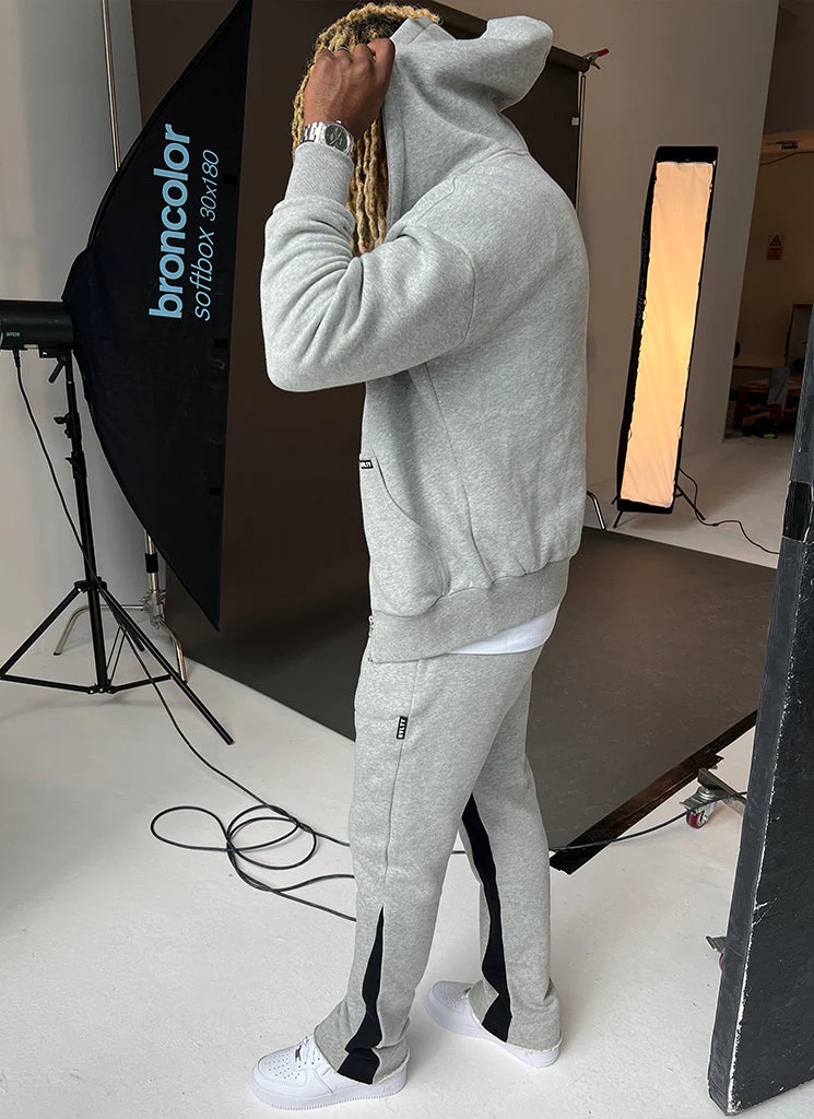 Vintage Flare Joggers - Grey - Image 12