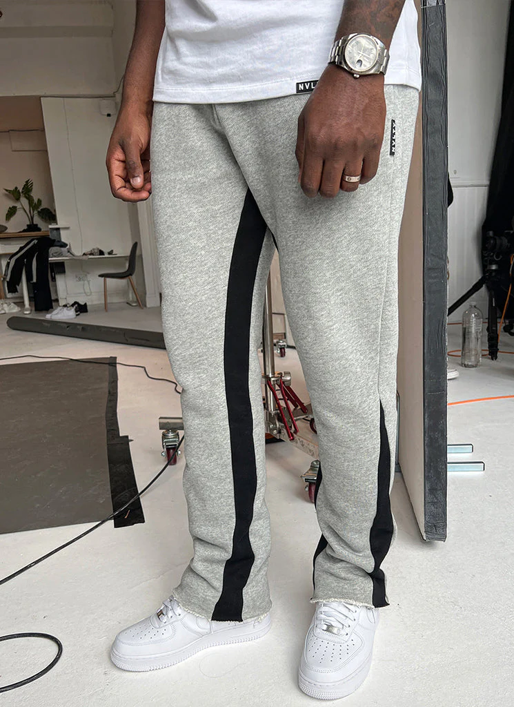 Vintage Flare Joggers - Grey - Image 14
