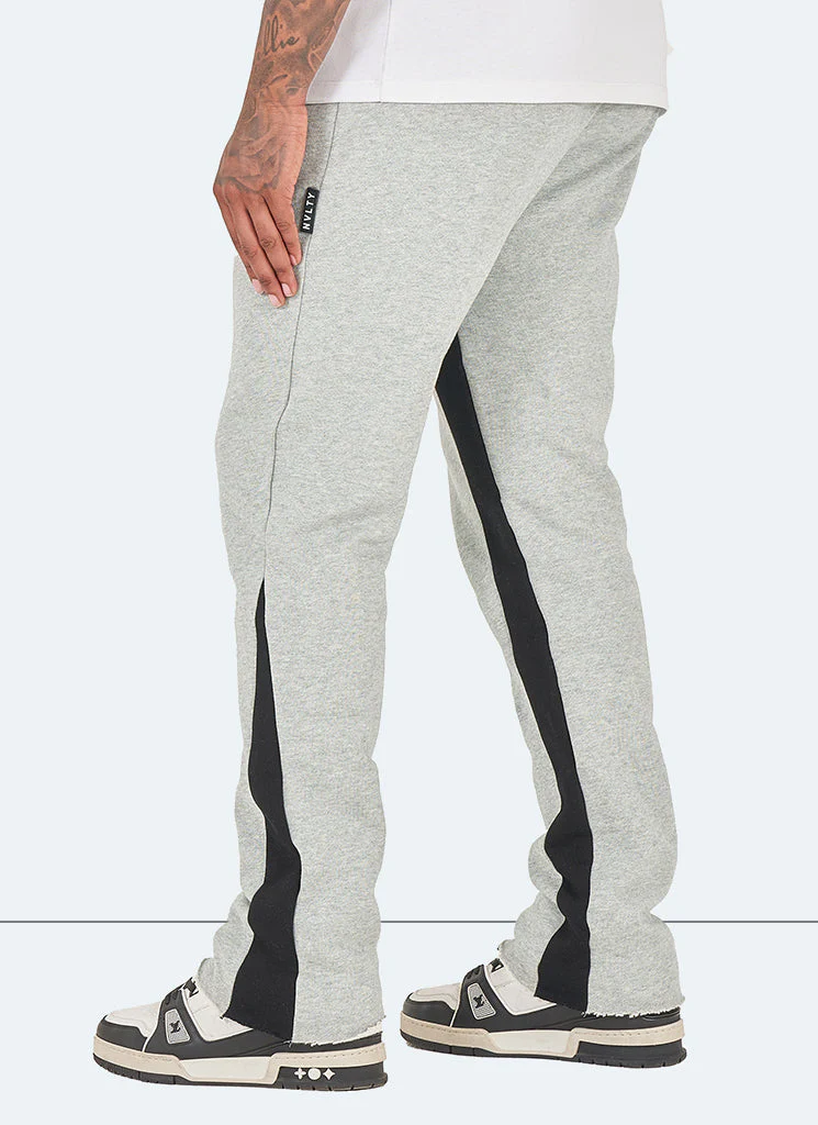 Vintage Flare Joggers - Grey - Image 4