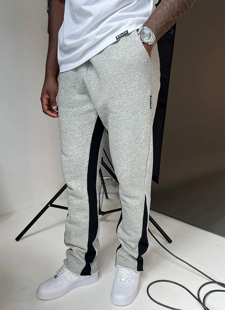 Vintage Flare Joggers - Grey - Image 8