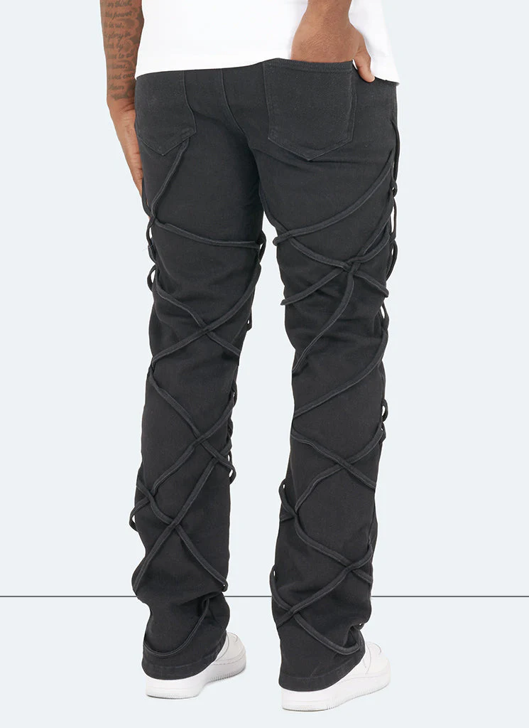 Vintage Rope Jeans - Black - Image 4