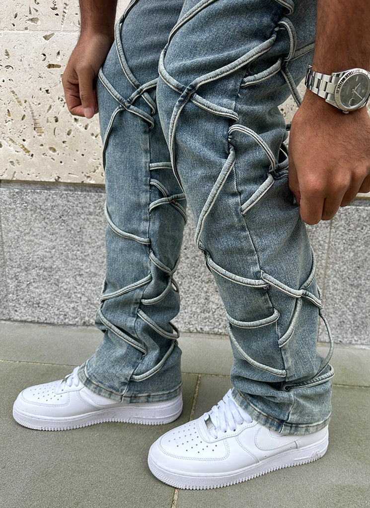 Vintage Rope Jeans - Blue - Image 5