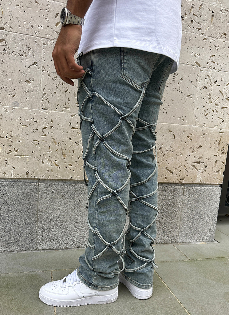 Vintage Rope Jeans - Blue - Image 6