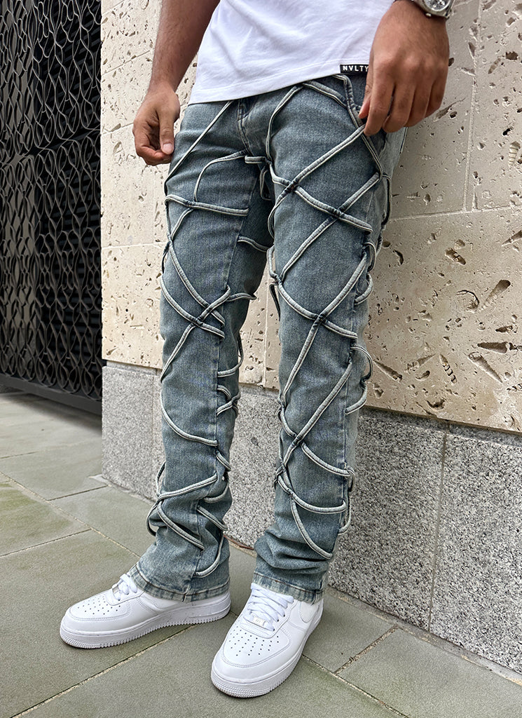 Vintage Rope Jeans - Blue - Image 7